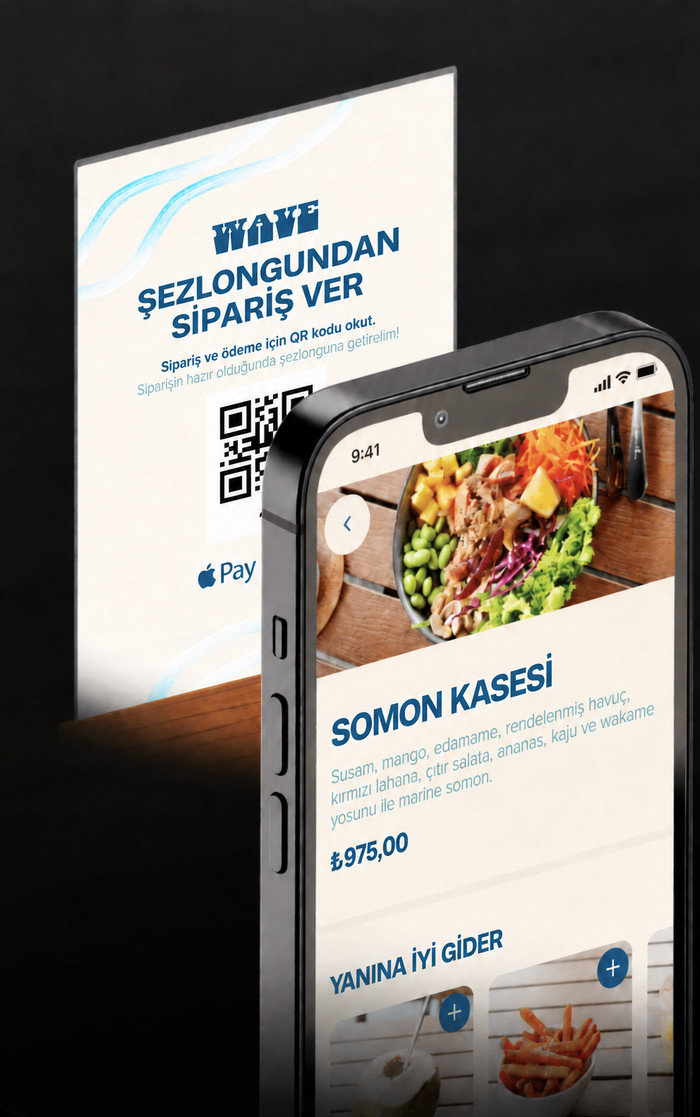 Truva Sipariş — entegre menüden sipariş ekranı