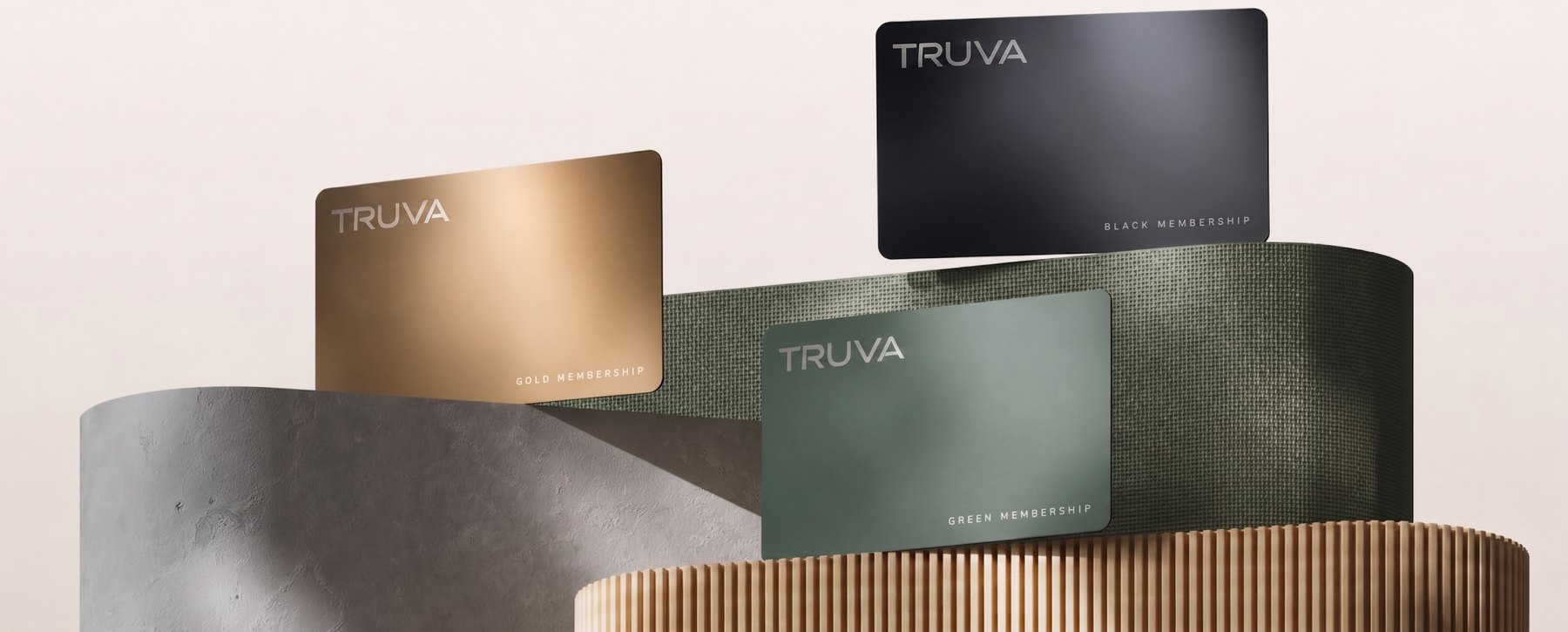 Truva Club üyelik kartları: Gold, Black ve Green